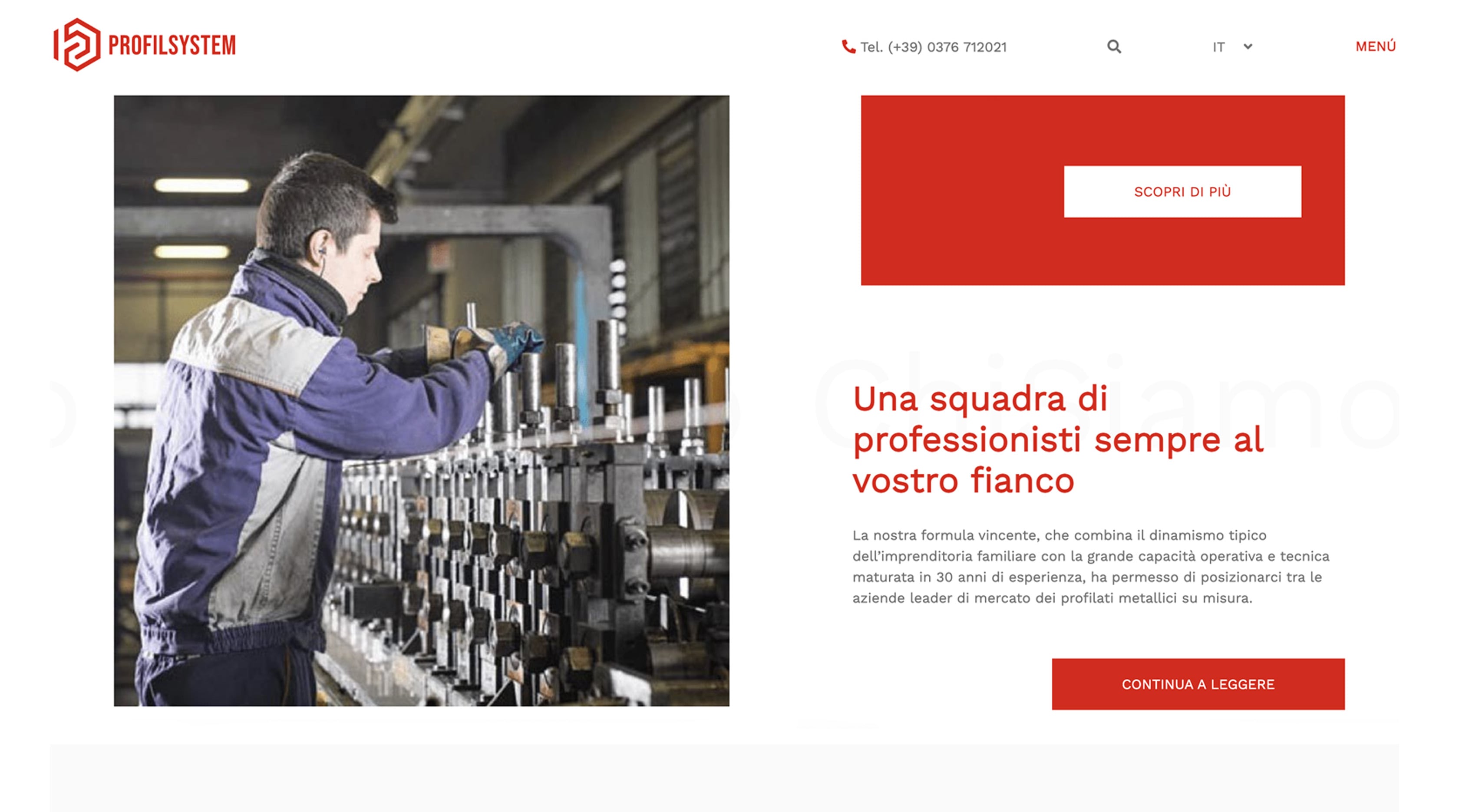 profilsystem homepage