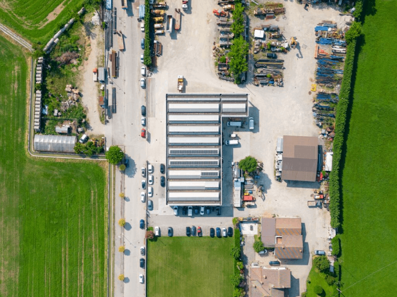 Sede del Gruppo Saviatesta — vista aerea
